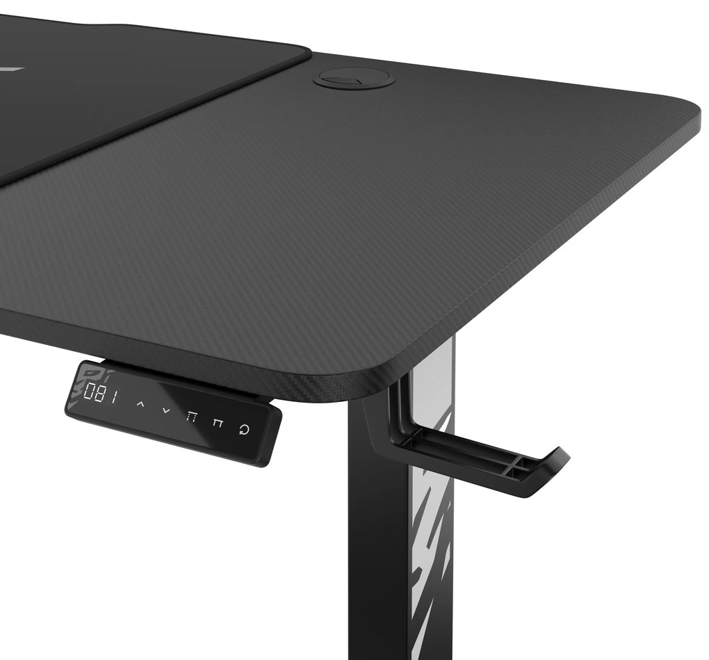 Výškovo nastaviteľný stôl Diablo X-Tensio 1400 čierny