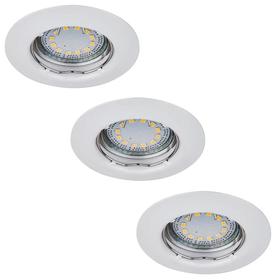 Rabalux 1046 - SADA 3xLED Podhľadové svietidlo LITE 3xGU10-LED/3W/230V