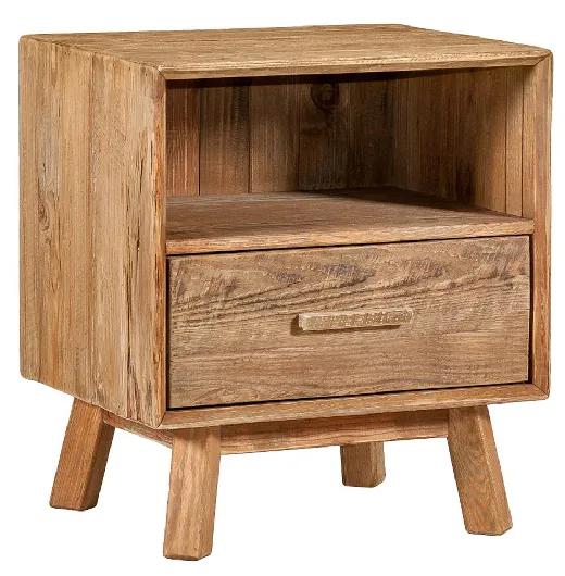 Nočný stolí­k CYCLAMEN, drevený, 55x62 cm