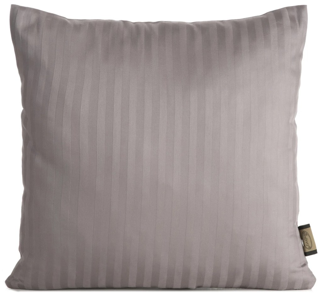 SATÉNOVÁ OBLIEČKA NA VANKÚŠ VERA 40X40 CM SIVÁ