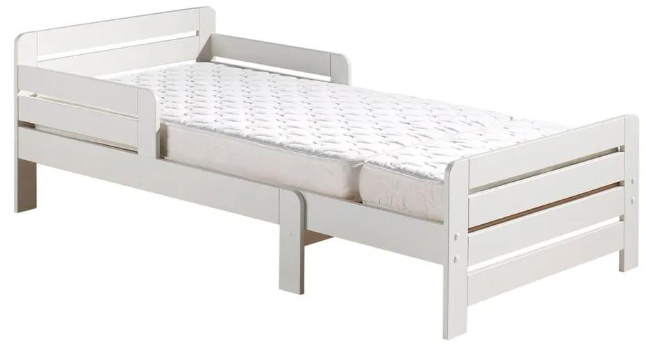 Biela nastavitelná posteľ Vipack Jumper White