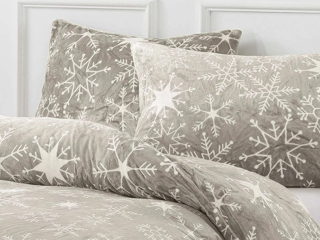 XPOSE® Predĺžené mikroplyšové obliečky JON Exclusive - sivé