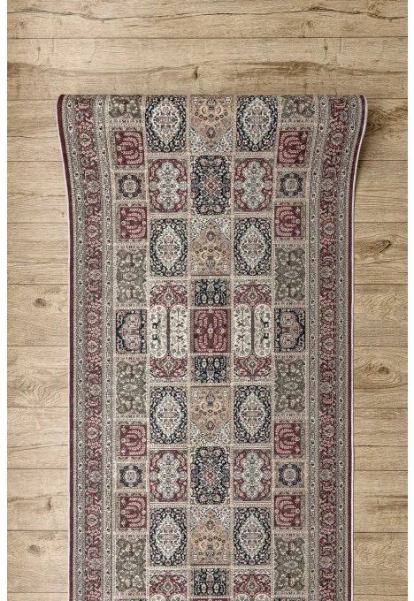 Protišmykový behúň LOTUS CASSETTES 39980 béžový / červený - Výpredaj