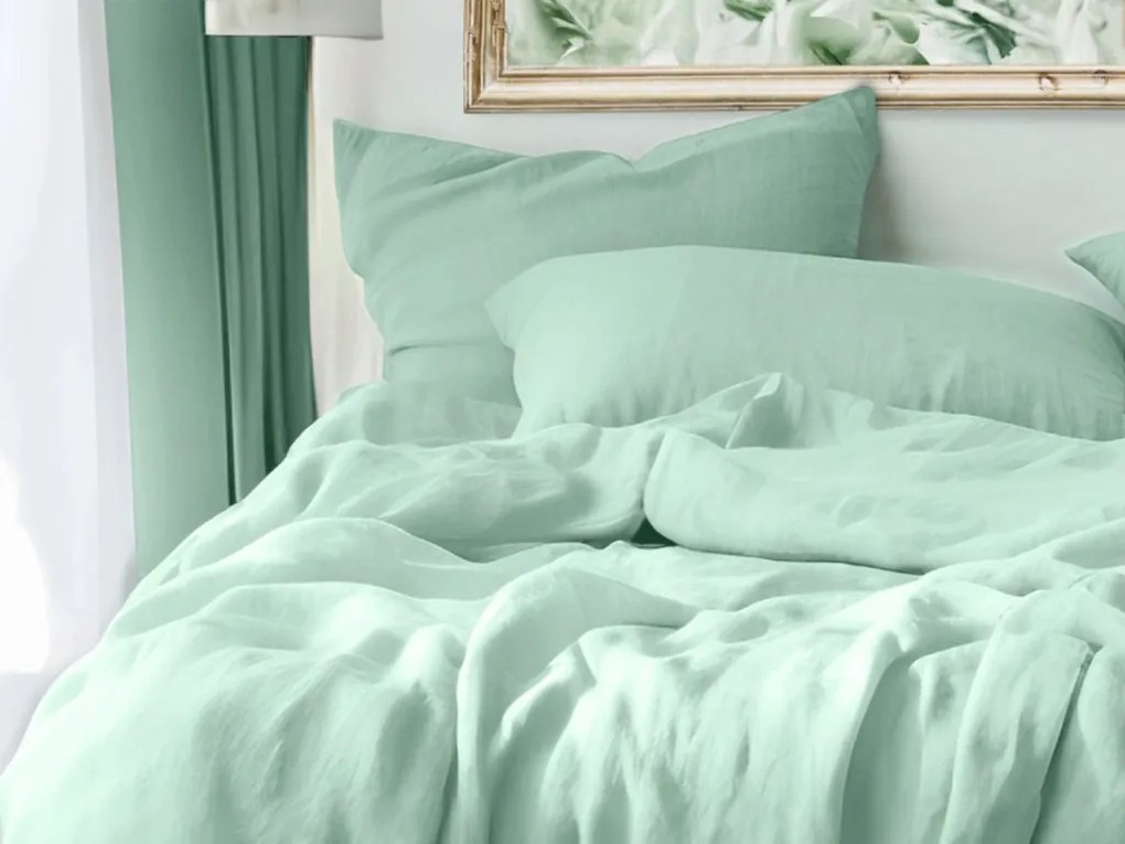 Mušelínové obliečky MUSSARI mentolové Rozmer obliečok: 70 x 90 cm | 140 x 200 cm