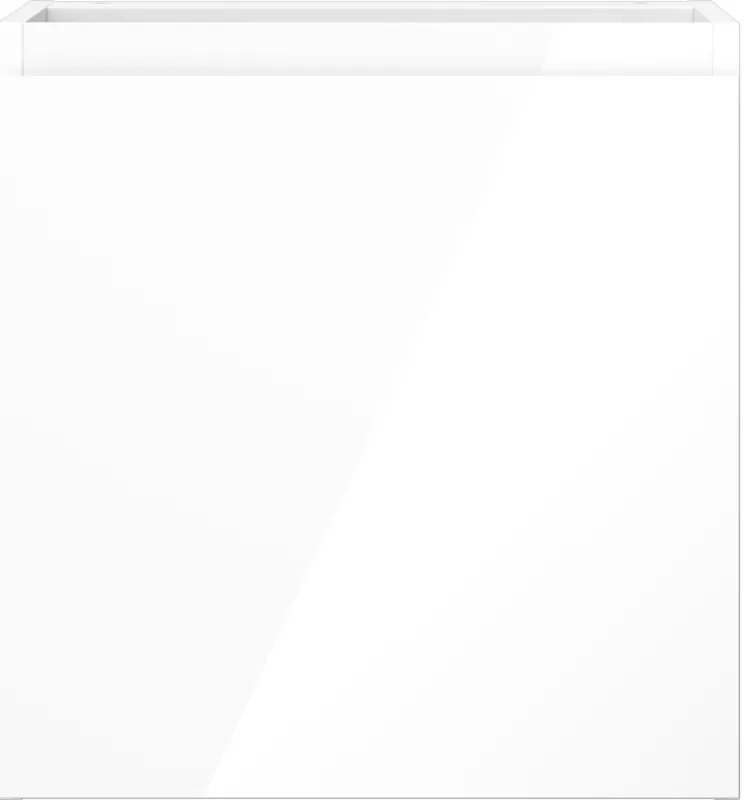 Mexen Orio, kúpeľňová skrinka 45 cm, 1 dvierka, biela lesklá, 91A11-04547-1-BF00