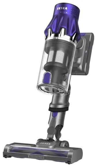TESLA Electronics PureStar - flexibilný bezdrôtový tyčový vysávač 2v1, 250W/2200
