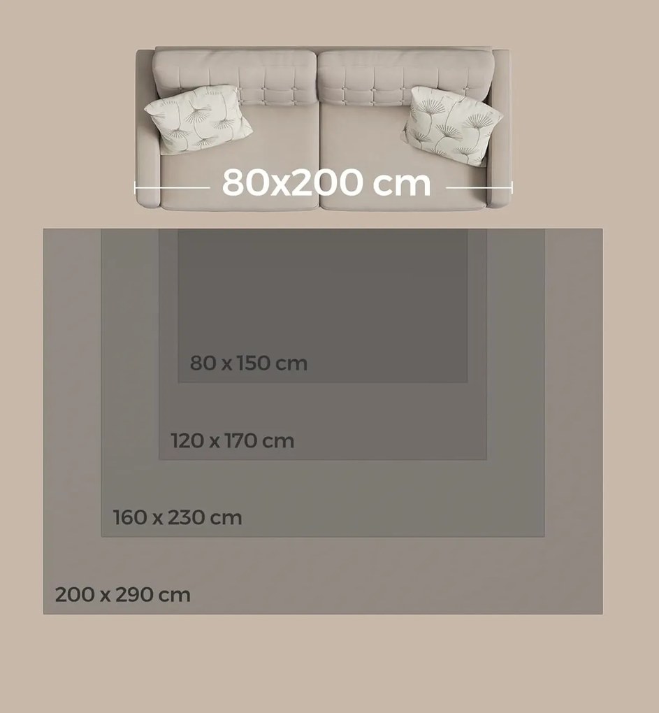 Koberec Darvin 160x230 cm tmavě šedý