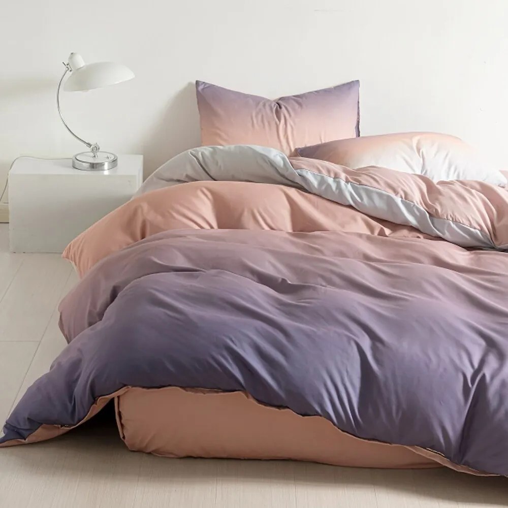Francúzske obliečky Homa COLOUR VIOLET 200x220 cm