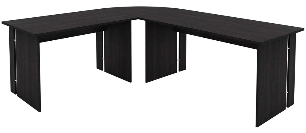 Rohový písací stôl RON wenge