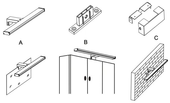Top Light - LED Kúpeľňové osvetlenie zrkadla TEXAS XL LED/10W/230V 3000/4000/6500K IP44