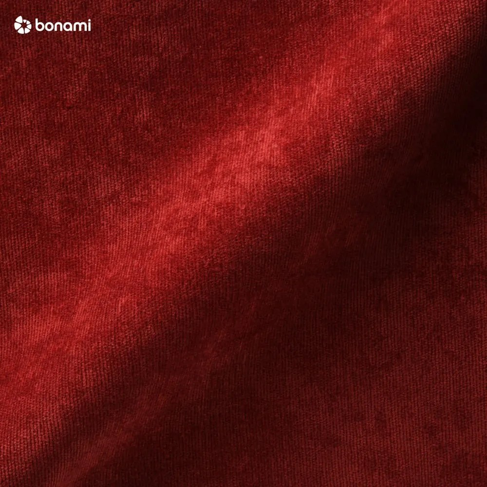 Červené kreslo Max Winzer Norwin Velvet