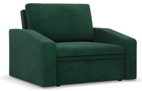 Kreslo ORBIT Poso rozkladacie, fľaškovo zelené