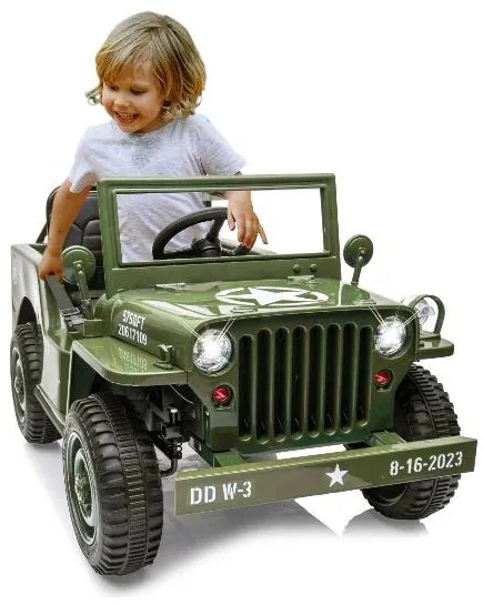 Jamara Elektrické autíčko Jeep Willys MB Army 12 V  (100382860)