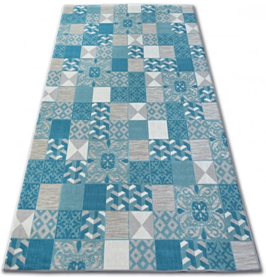 Kusový koberec PP Lisboa modrý, Velikosti 120x170cm