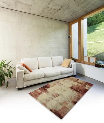 Koberce Breno Kusový koberec ARGENTUM 63723/6414, červená, viacfarebná,80 x 150 cm