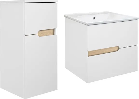 Comodo Set kúpeľňového nábytku Sofie W 60+NS35 L
