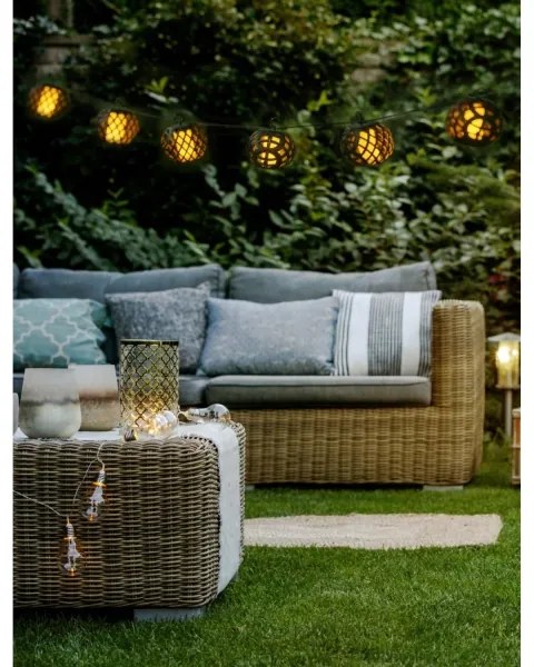 LED Solárna reťaz 3,8m 8xLED/1,2V