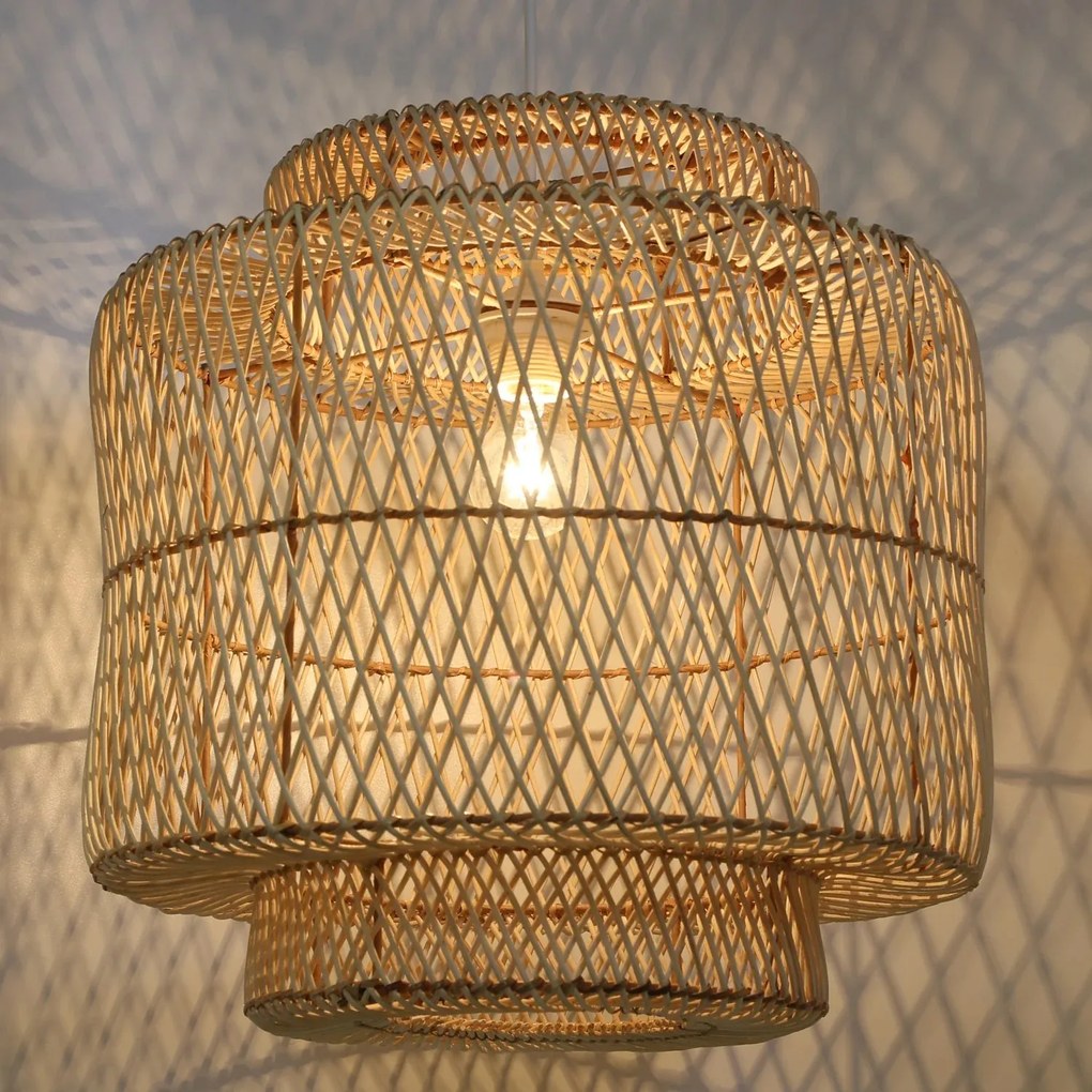Ratanová lampa Taman