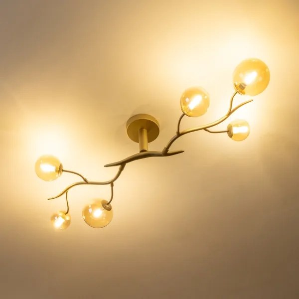 Brilagi - LED Prisadený luster MISTEL 6xG9/3W/230V zlatá