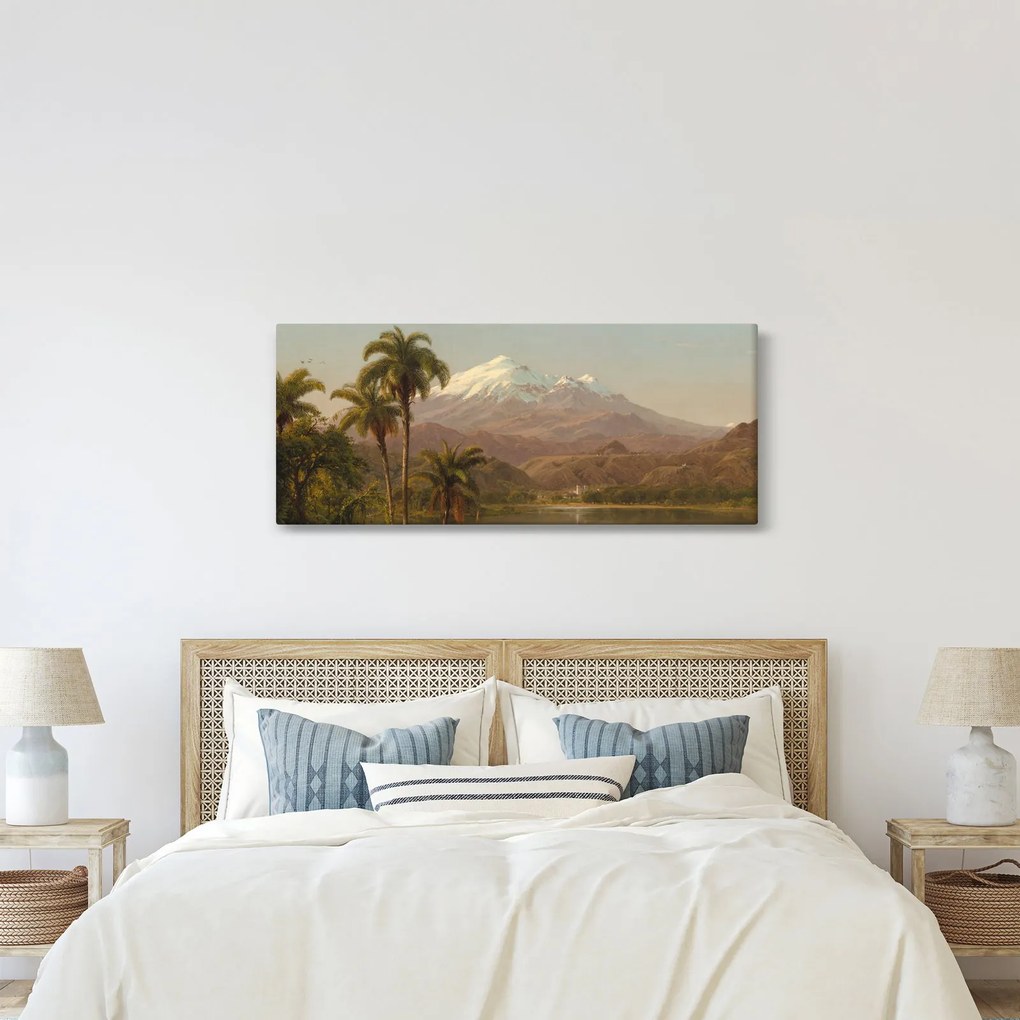 Obraz - Frederic Edwin Church, Tamaca Palms, reprodukcia (120x50 cm)