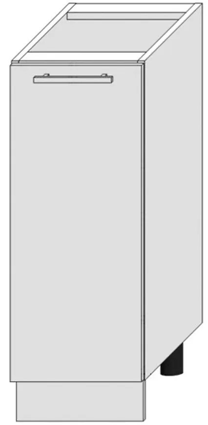 Skrinka do kuchyne Bono D30 Pl Biela Alaska/Biely