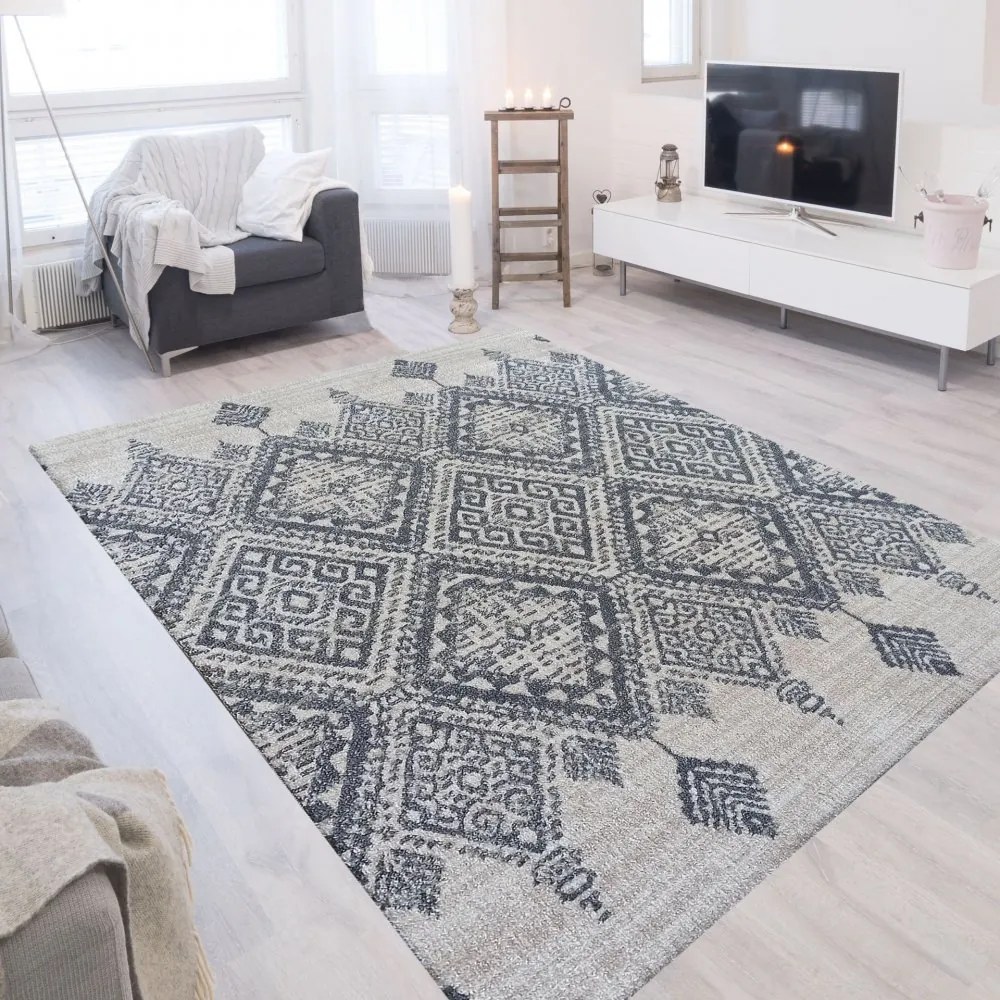 Škandinávsky koberec so vzormi Šírka: 80 cm | Dĺžka: 150 cm