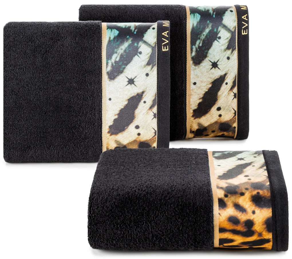 FROTÉ UTERÁK EVA MINGE15 50X90 CM ČIERNA