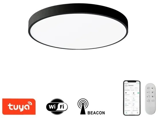 Immax NEO 07248L-LED Stmievateľné svietidlo SEMPLICI 36W/230V Wi-Fi Tuya čierna +DO