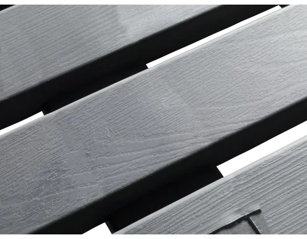 WENKO 22947100-Predložka do sprchy vhodná do interiéru aj exteriéru 55x55 cm sivá