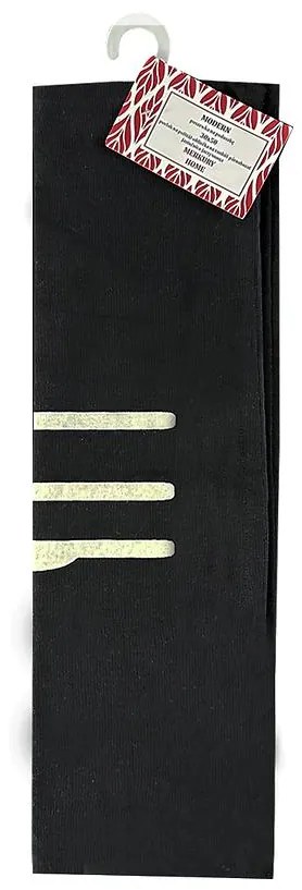 Obliečka na vankúš MODERN čierna 30x50