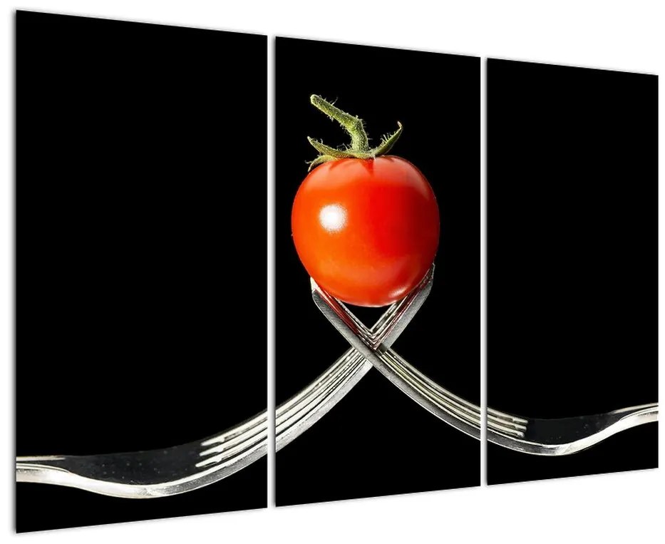 Obraz - paradajka s vidličkami