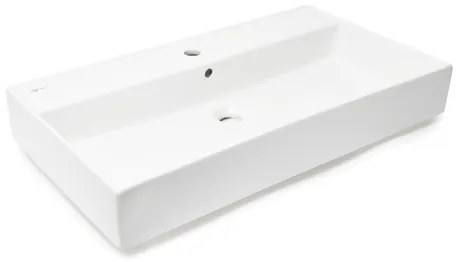 Umývadlo SAT Infinitio 80,5x46,5 cm s otvorom uprostred SATINF8046