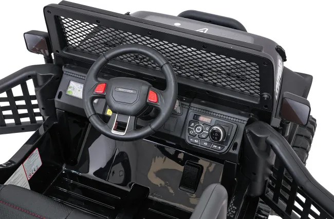 Elektrické autíčko Jeep BEAST 4x4 čierne