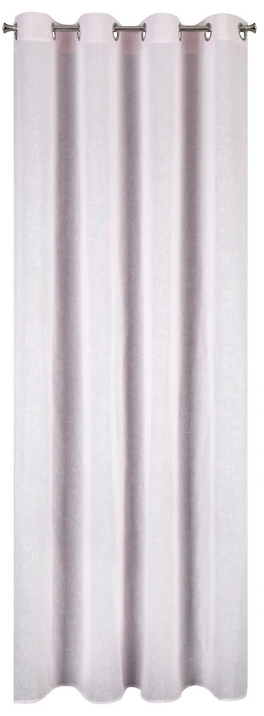 ZÁVES NA KRÚŽKOCH PAOLA 140X250 CM SVETLORUŽOVÁ