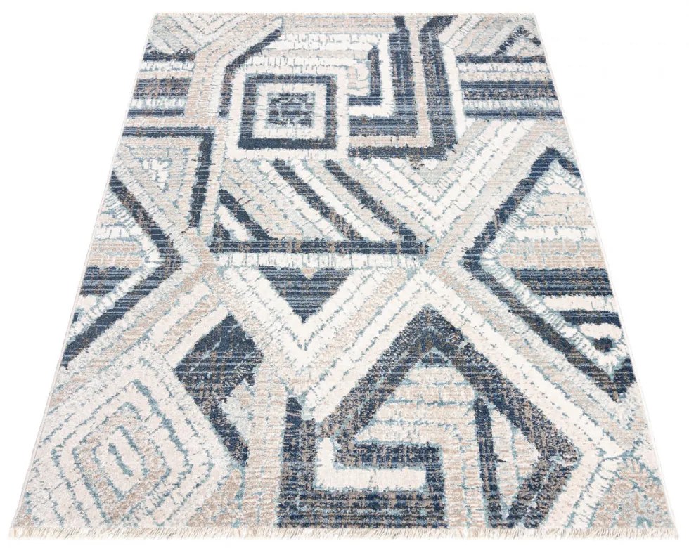 Kusový koberec Calum krémově modrý 160x225cm