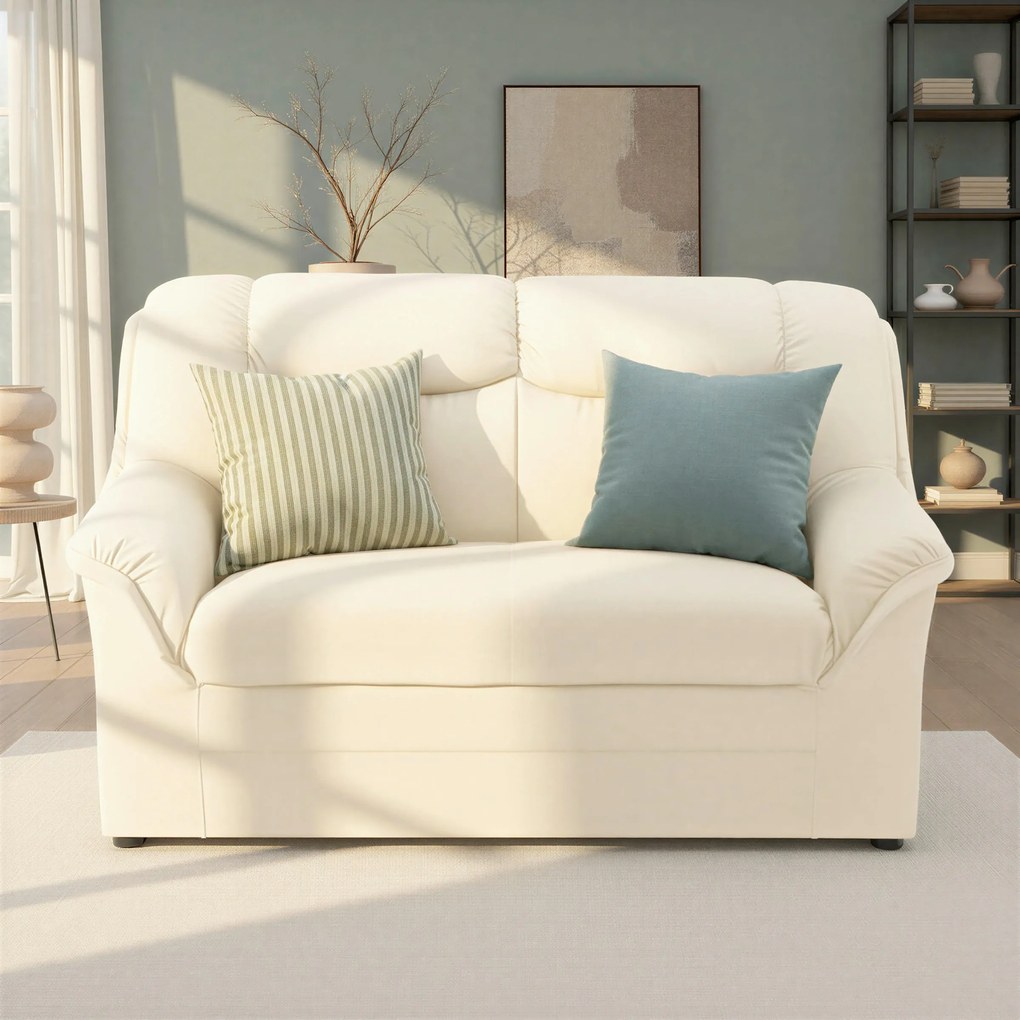 XXXLutz DVOJMIESTNA POHOVKA, textil, béžová MID.YOU - Sedačky - 001776007410
