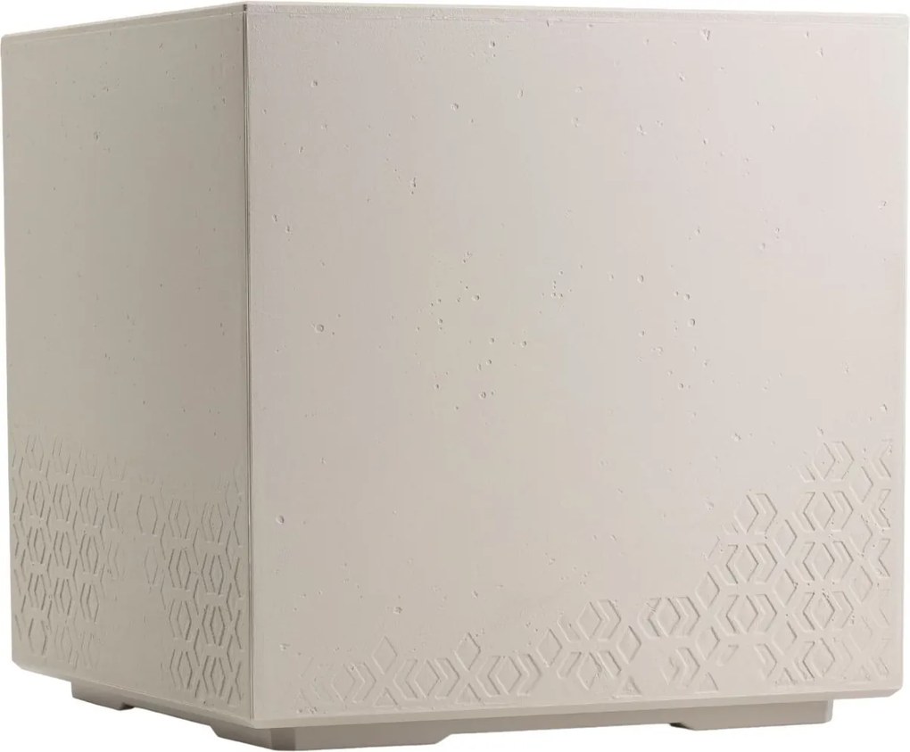 Sada 2 ks květináčů BETONIQUE 40x40/60x40 cm béžová