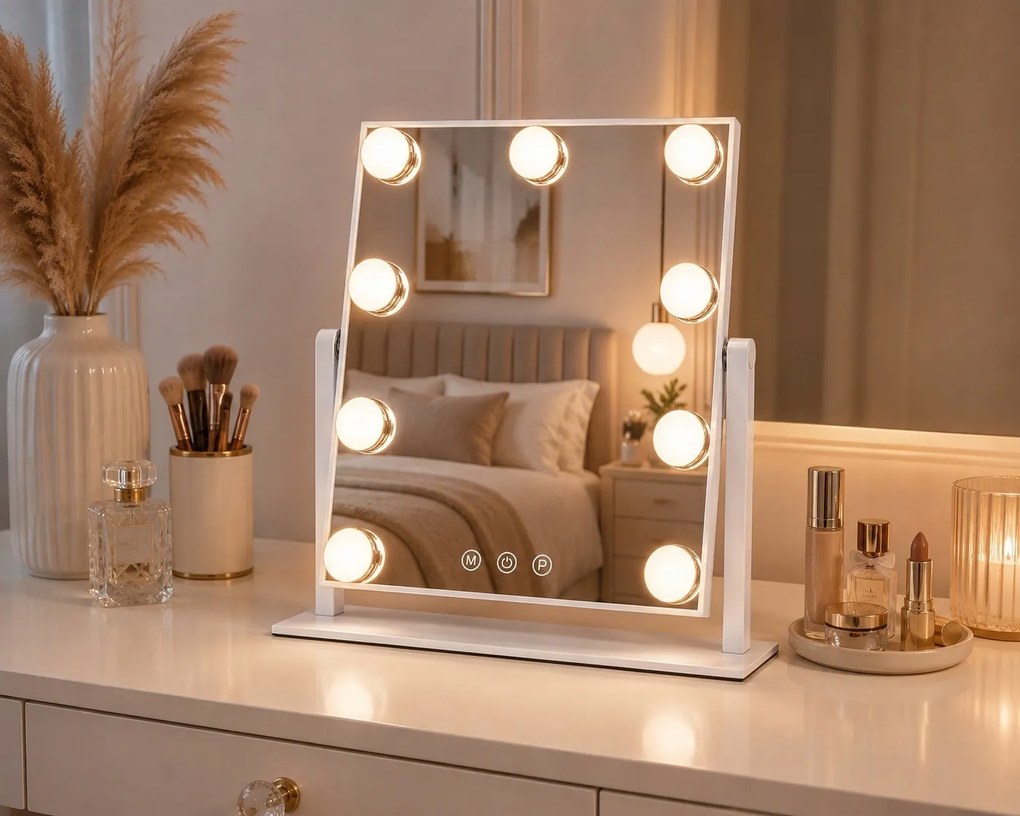 Ekspand LED zrkadlo HOLLYWOOD 25x30cm