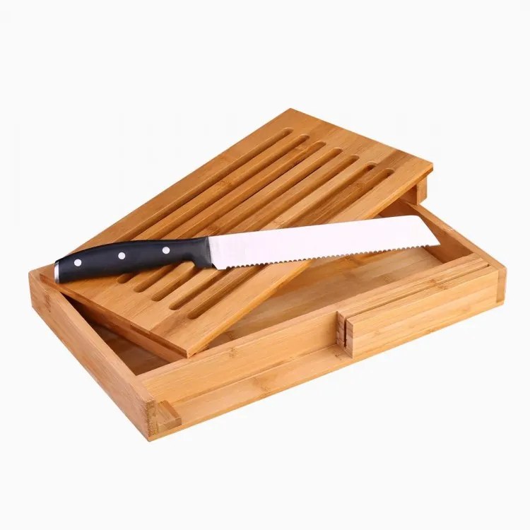Lunasol - Set dosky na krájanie pečiva s nožom - Basic (105626)