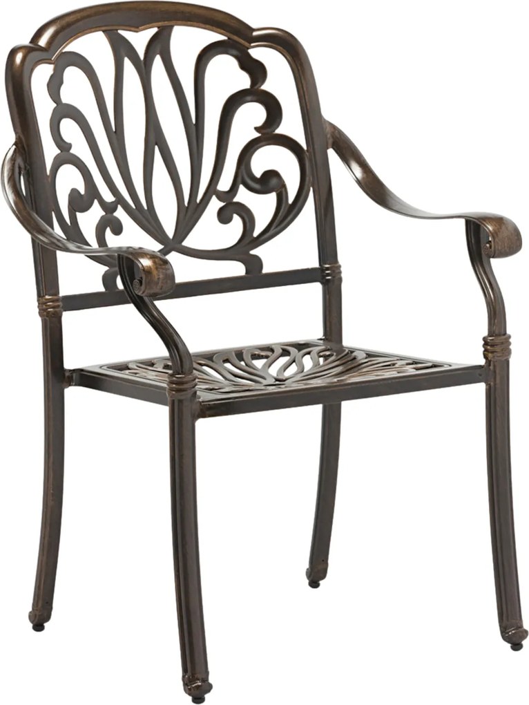 CH Hliníková stolička Hastings v antickom prevedení