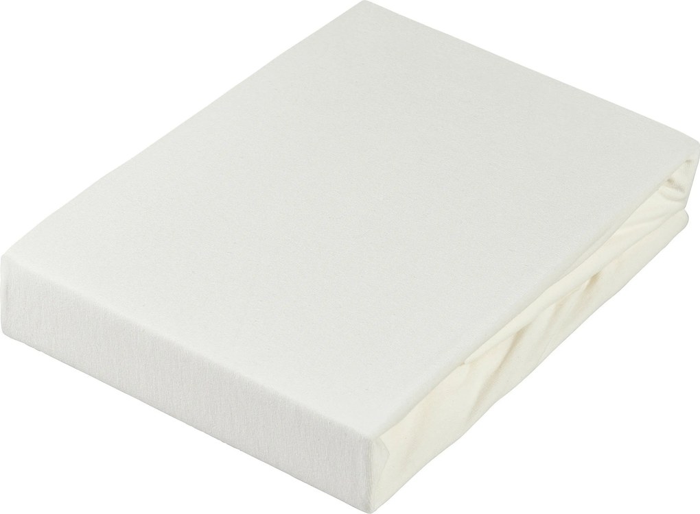 XXXLutz NAPÍN. PLACHTA NA TOPPER, džersej, krémová, 180/220 cm Novel - Obliečky & plachty - 004550010601