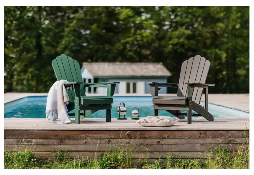 Hnedé plastové záhradné kreslo Adirondack – Bonami Selection