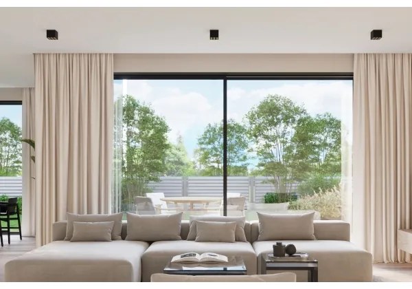 Sollux SL.1211 - LED Bodové svietidlo OZZY LED/16W/230V čierna