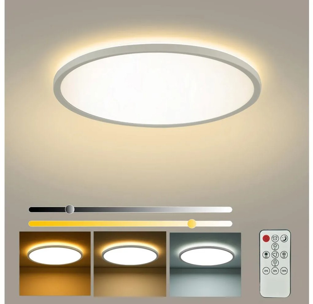Brilagi - LED Stmievateľné svietidlo ULTRA SLIM LED/24W/230V pr. 42 cm biele + DO