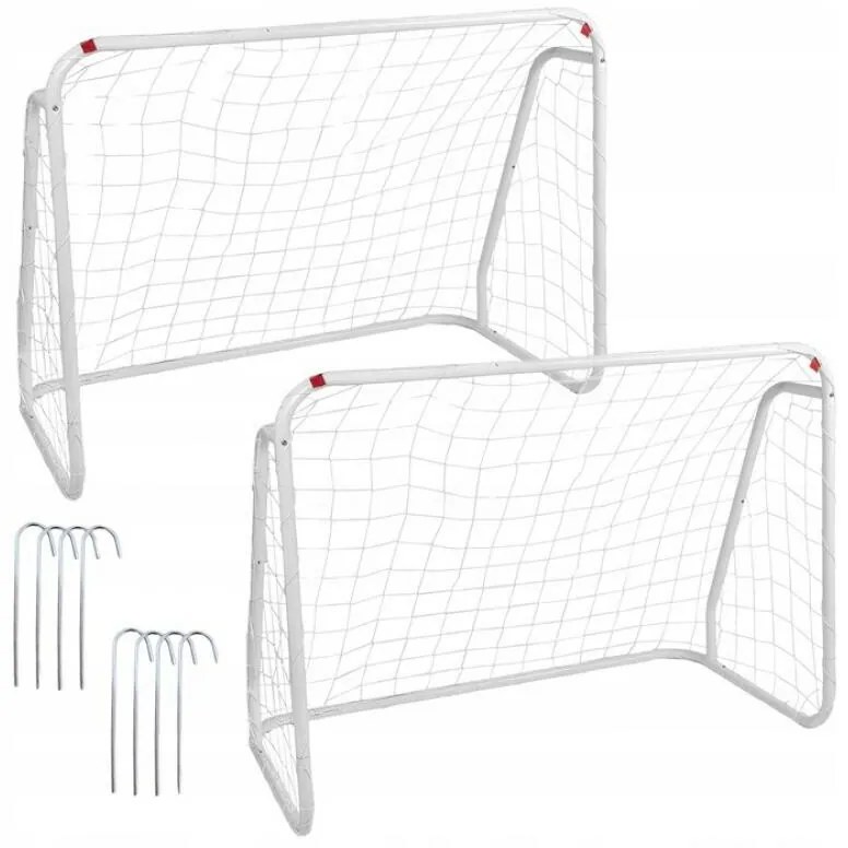Aldotrade Futbalová bránka 124 x 96 x 61 cm, súprava 2ks