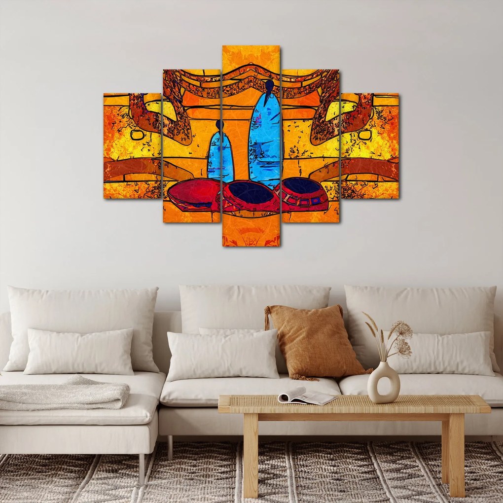 Obraz - Staroveká maľba (150x105 cm)