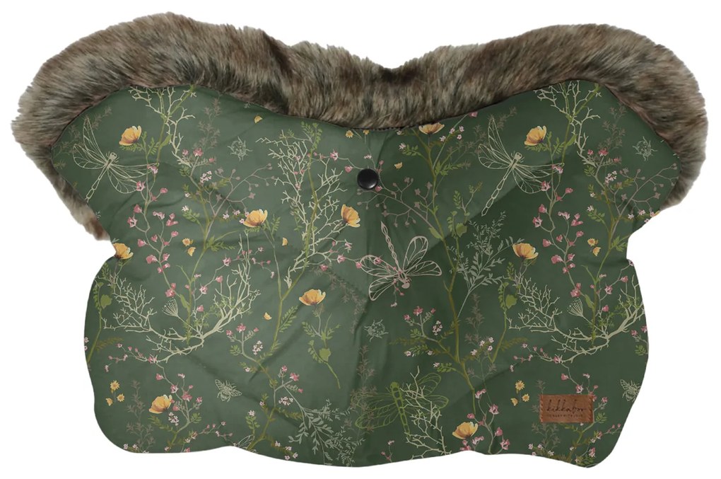 Rukavice na kočík Luxury Secret Garden Green