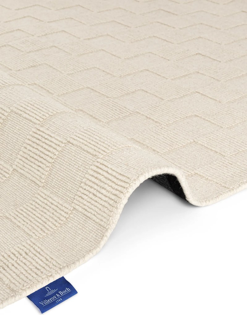 Kusový koberec Villeroy & Boch Scala 106265 White, 120x170, biela, obývacia izba, Villeroy & Boch