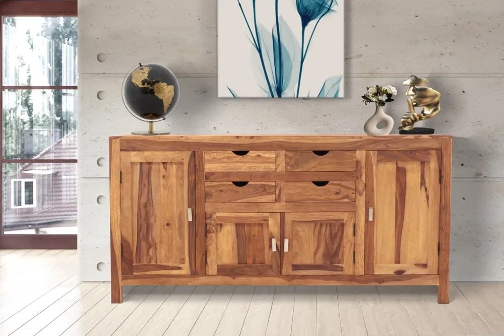 furniture-nabytek.cz - Komoda 180 z masivu palisandr 180x90x45