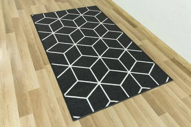 Koberec Cubes 29 grafitový